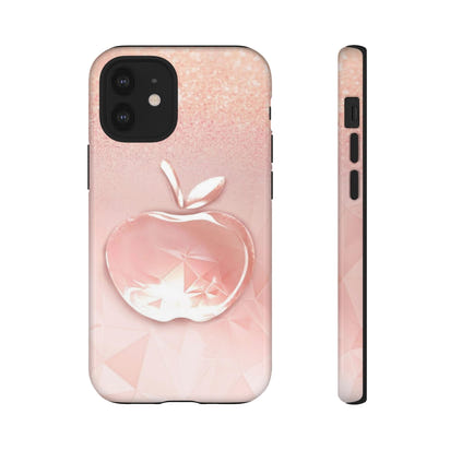 Pink apple Tough Cases, Apple cases, pink cases, Custom phone cases, Graphic phone cases - CustomDripStore