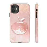 Pink apple Tough Cases, Apple cases, pink cases, Custom phone cases, Graphic phone cases - CustomDripStore