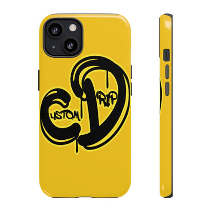 Black&Yellow custom Drip Tough Cases - CustomDripStore