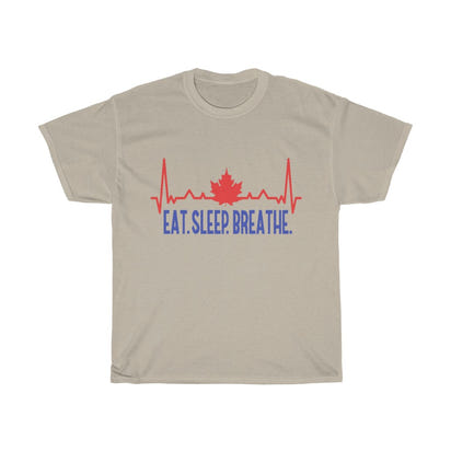 Eat Sleep Breathe Unisex Heavy Cotton Tee - CustomDripStore