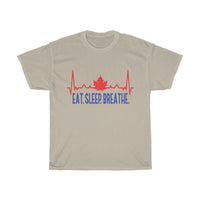 Eat Sleep Breathe Unisex Heavy Cotton Tee - CustomDripStore