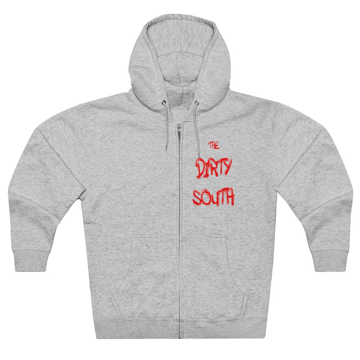 Dirty South Unisex Full Zip Hoodie, Custom Zip hoodie, Personalized Zip hoodie, Dirty South - CustomDripStore