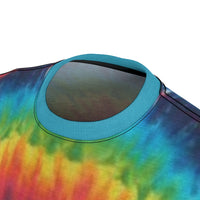 Tie Dye Unisex Cut & Sew Tee, Custom Tee, Graphic Tee, Tie Dye - CustomDripStore