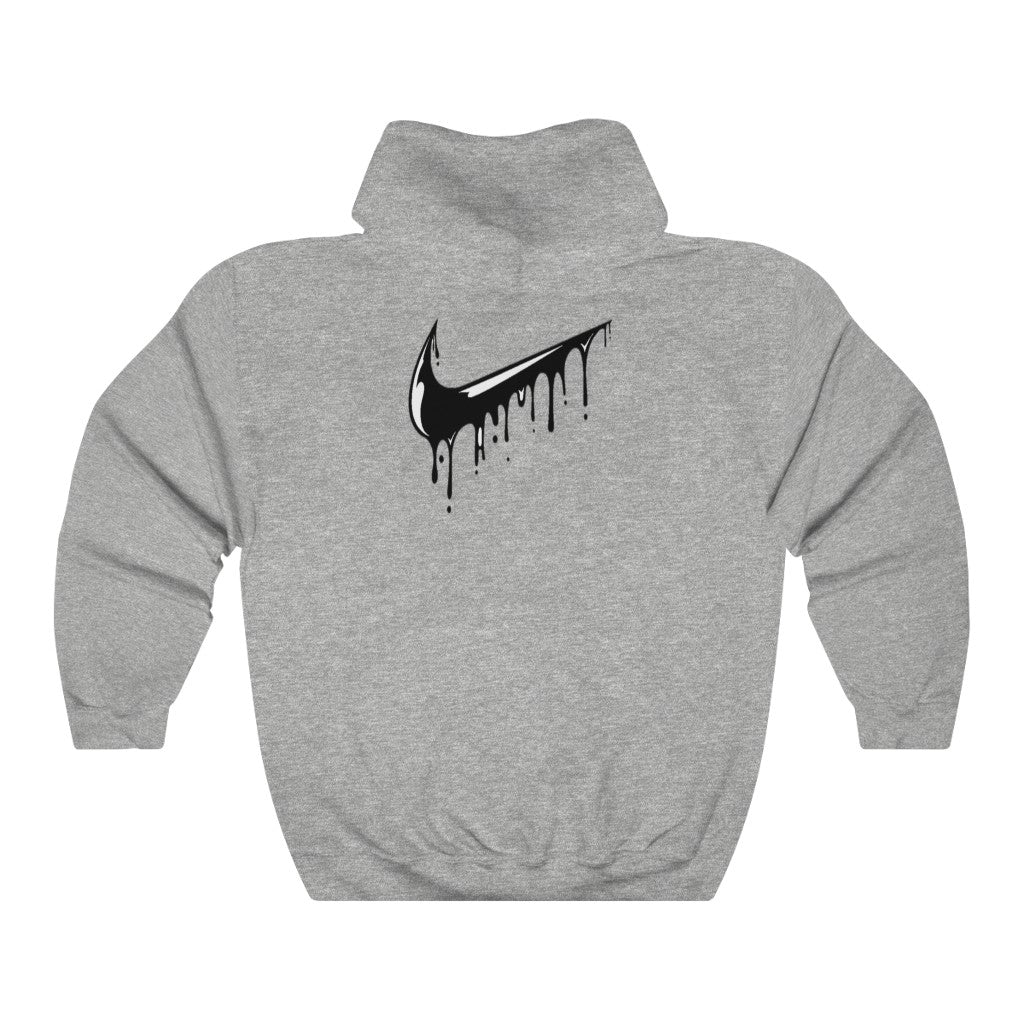 Grey & Black Custom Drip Unisex Heavy Blend™ Hooded Sweatshirt - CustomDripStore