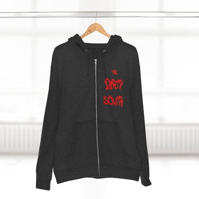 Dirty South Unisex Full Zip Hoodie, Custom Zip hoodie, Personalized Zip hoodie, Dirty South - CustomDripStore