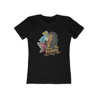 Mind the Business that pays you Women's The Boyfriend Tee - CustomDripStore