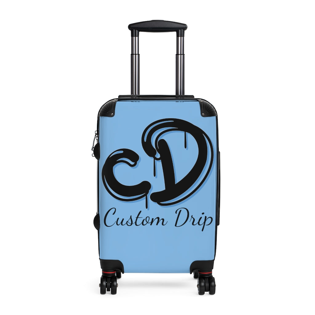 Custom Drips Blue Cabin Suitcase - CustomDripStore