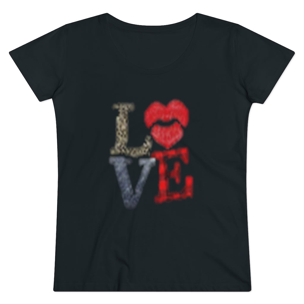 Women's Lover T-shirt, Valentine's day tee, Love t-shirt, Heart T-shirts, lips T-shirt - CustomDripStore
