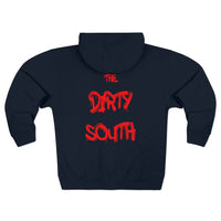 Dirty South Unisex Full Zip Hoodie, Custom Zip hoodie, Personalized Zip hoodie, Dirty South - CustomDripStore