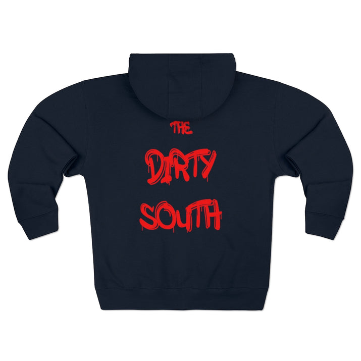 Dirty South Unisex Full Zip Hoodie, Custom Zip hoodie, Personalized Zip hoodie, Dirty South - CustomDripStore