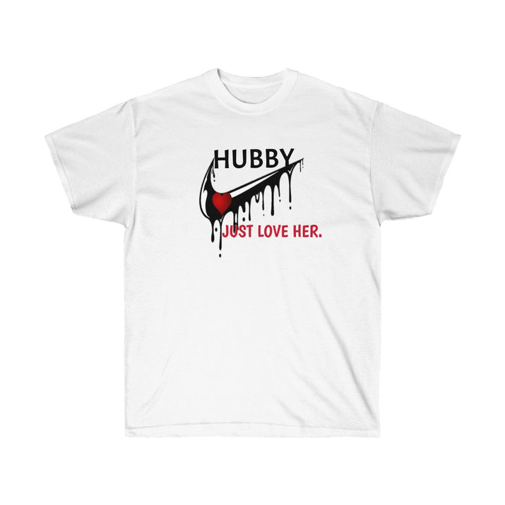 Hubby just love her Ultra Cotton Tee - CustomDripStore