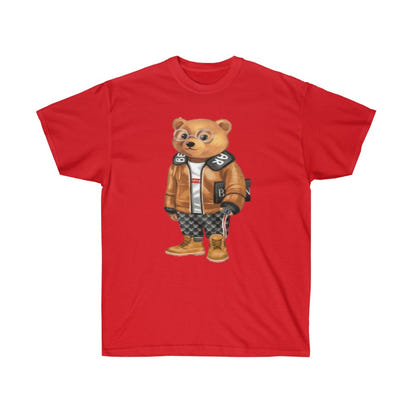 Bear Unisex Tee, Custom t-shirt, Graphic bear t-shirt - CustomDripStore