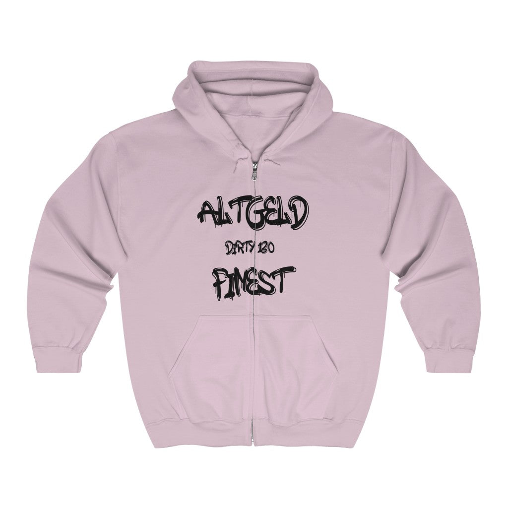 Altgeld Dirty 130 Finest Heavy Blend™ Full Zip Hooded Sweatshirt - CustomDripStore