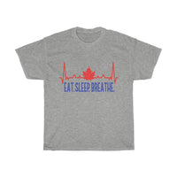 Eat Sleep Breathe Unisex Heavy Cotton Tee - CustomDripStore
