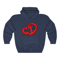 Red logo custom drip Unisex Heavy Blend™ Hooded Sweatshirt - CustomDripStore