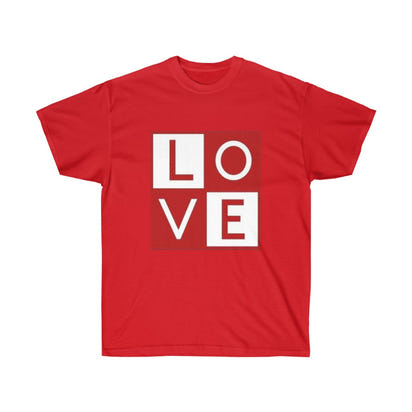 Valentine's Day- Love Unisex Ultra Cotton Tee - CustomDripStore