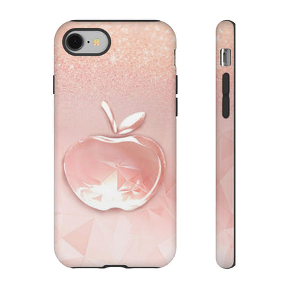 Pink apple Tough Cases, Apple cases, pink cases, Custom phone cases, Graphic phone cases - CustomDripStore