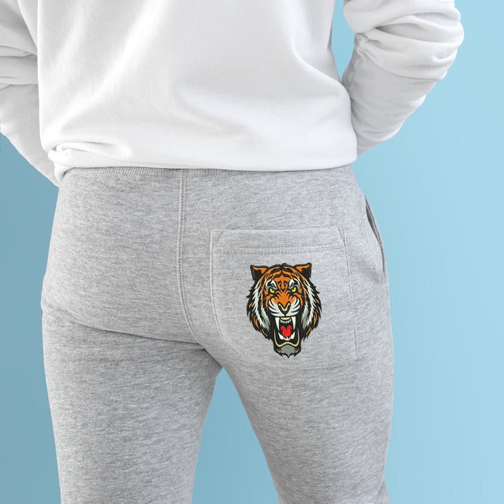 Lion head Fleece Joggers, Custom Joggers, Graphic joggers - CustomDripStore