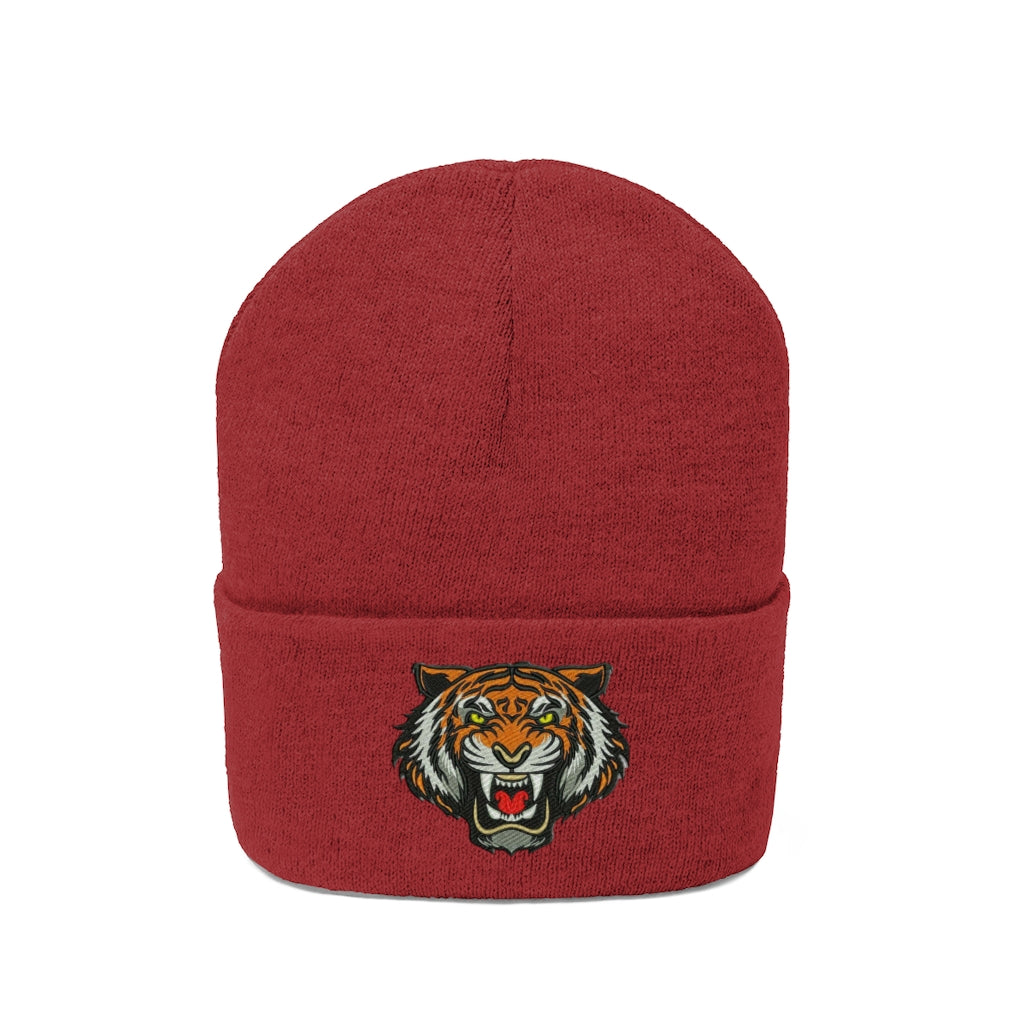 Lion head Beanie, Custom Beanie, Graphic Beanie, Lion Beanie - CustomDripStore