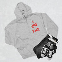 Dirty South Unisex Full Zip Hoodie, Custom Zip hoodie, Personalized Zip hoodie, Dirty South - CustomDripStore
