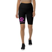 Custom Drips Pink Logo Biker Shorts - CustomDripStore