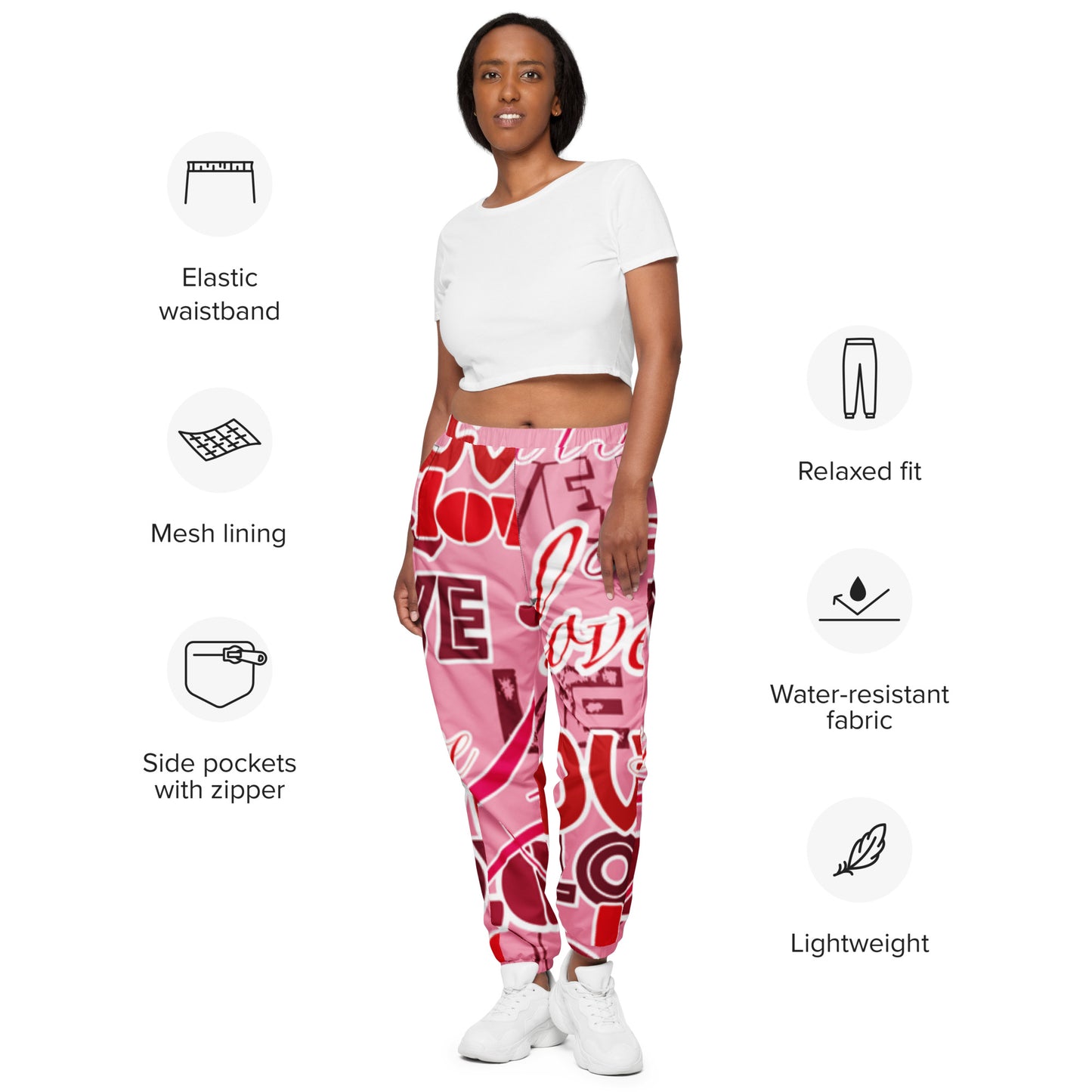 Custom Drip's Love Unisex track pants - CustomDripStore