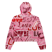Custom Drip's Love Women’s cropped windbreaker - CustomDripStore
