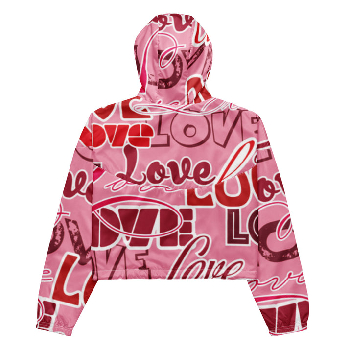 Custom Drip's Love Women’s cropped windbreaker - CustomDripStore