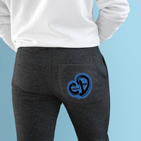 UNIVERSITY BLUE CUSTOM DRIP Premium Fleece Joggers - CustomDripStore
