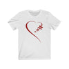 Romance Heart Unisex Jersey Tee, Heart Tee, Love Tee, Custom Tee - CustomDripStore