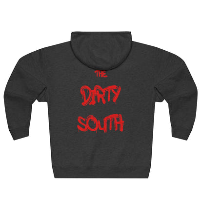 Dirty South Unisex Full Zip Hoodie, Custom Zip hoodie, Personalized Zip hoodie, Dirty South - CustomDripStore