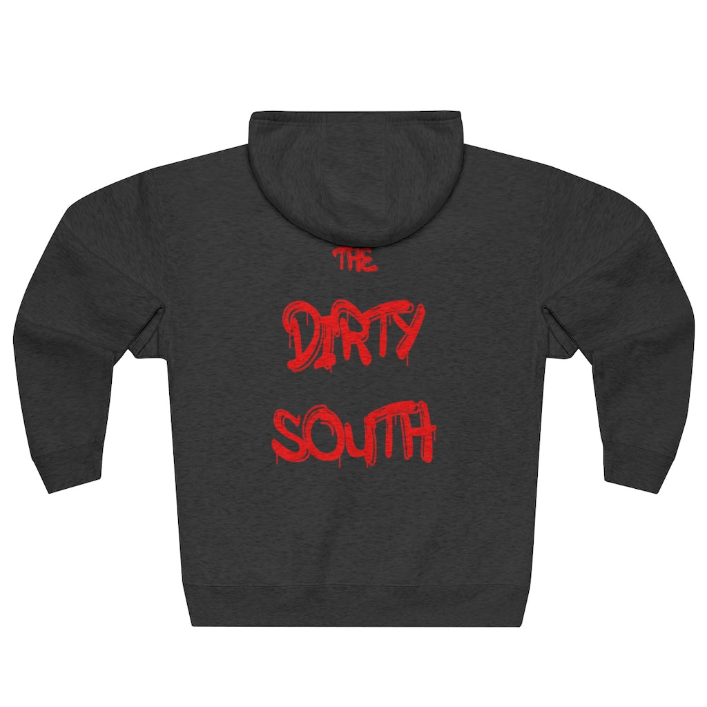 Dirty South Unisex Full Zip Hoodie, Custom Zip hoodie, Personalized Zip hoodie, Dirty South - CustomDripStore