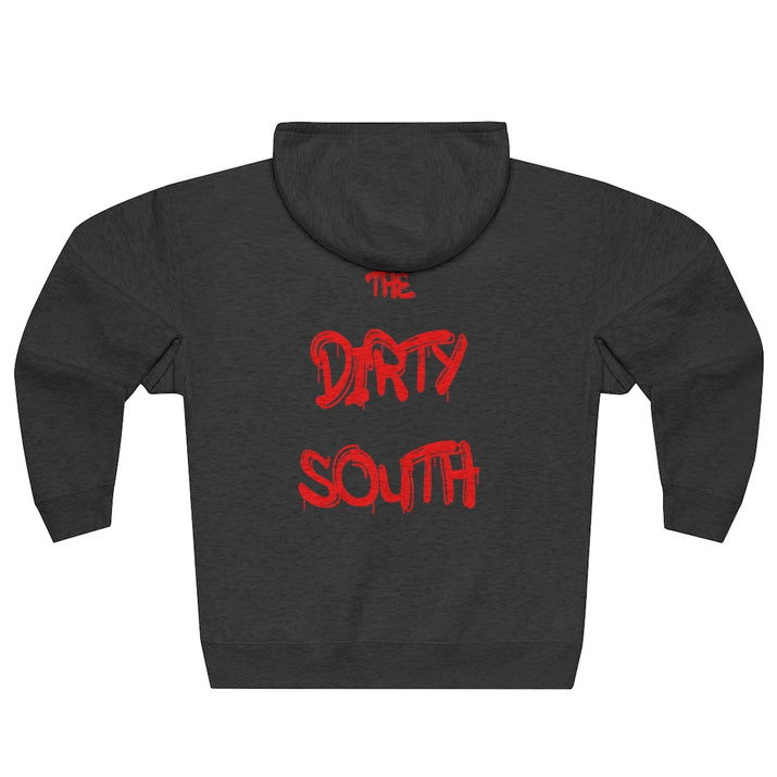 Dirty South Unisex Full Zip Hoodie, Custom Zip hoodie, Personalized Zip hoodie, Dirty South - CustomDripStore