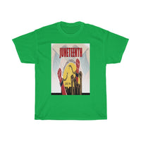 Custom Drips JuneTeenth Flag Unisex Heavy Cotton Tee - CustomDripStore