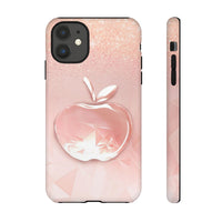 Pink apple Tough Cases, Apple cases, pink cases, Custom phone cases, Graphic phone cases - CustomDripStore