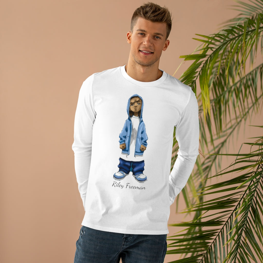Boondocks Mens Base Longsleeve Tee, Custom t-shirts, Boondocks t-shirts, Graphic t-shirts, Amine t-shirts - CustomDripStore