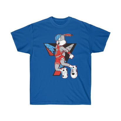 Air Bugs Bunny Unisex Tee, Custom T-shirt, Graphic T-shirt, Bugs Bunny, Anime Cartoon - CustomDripStore