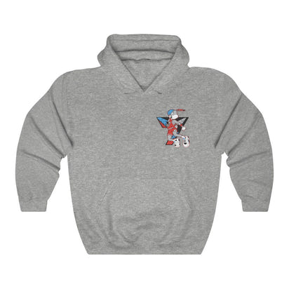 Air Bugs Bunny Unisex Hooded Sweatshirt, Custom Hooded sweatshirt, Graphic hooded sweatshirt, Bugs Bunny hooded sweatshirt - CustomDripStore