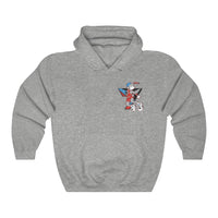 Air Bugs Bunny Unisex Hooded Sweatshirt, Custom Hooded sweatshirt, Graphic hooded sweatshirt, Bugs Bunny hooded sweatshirt - CustomDripStore