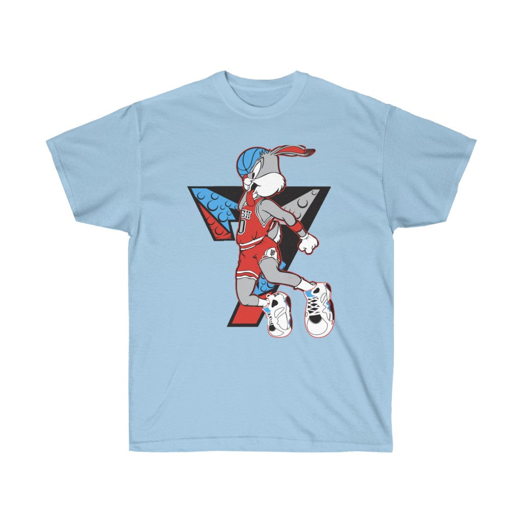 Air Bugs Bunny Unisex Tee, Custom T-shirt, Graphic T-shirt, Bugs Bunny, Anime Cartoon - CustomDripStore