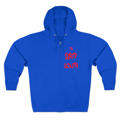 Dirty South Unisex Full Zip Hoodie, Custom Zip hoodie, Personalized Zip hoodie, Dirty South - CustomDripStore