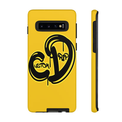 Black&Yellow custom Drip Tough Cases - CustomDripStore