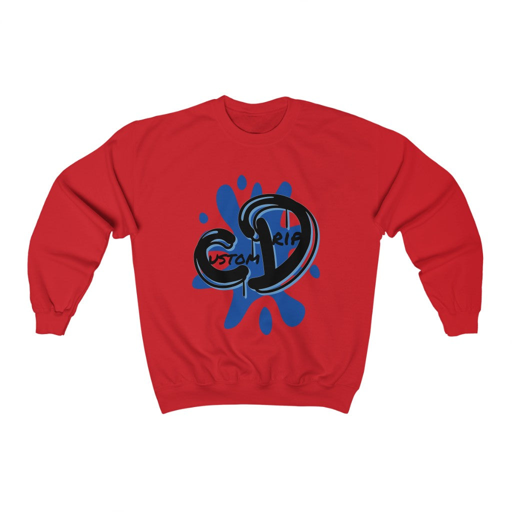 Custom Drip Splash Unisex Heavy Blend™ Crewneck Sweatshirt - CustomDripStore
