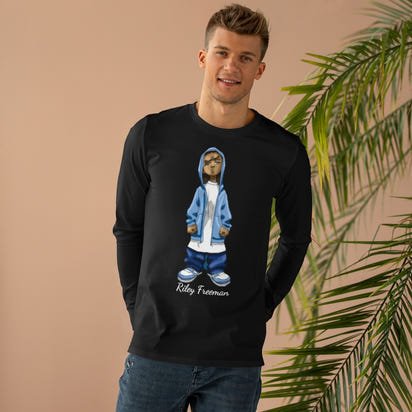 Boondocks Mens Base Longsleeve Tee, Custom t-shirts, Boondocks t-shirts, Graphic t-shirts, Amine t-shirts - CustomDripStore