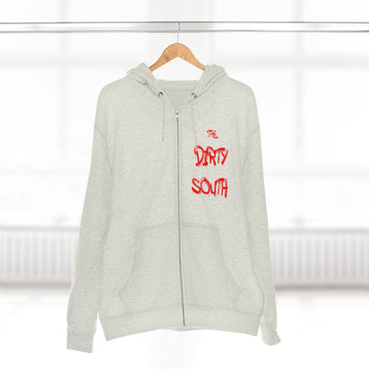 Dirty South Unisex Full Zip Hoodie, Custom Zip hoodie, Personalized Zip hoodie, Dirty South - CustomDripStore