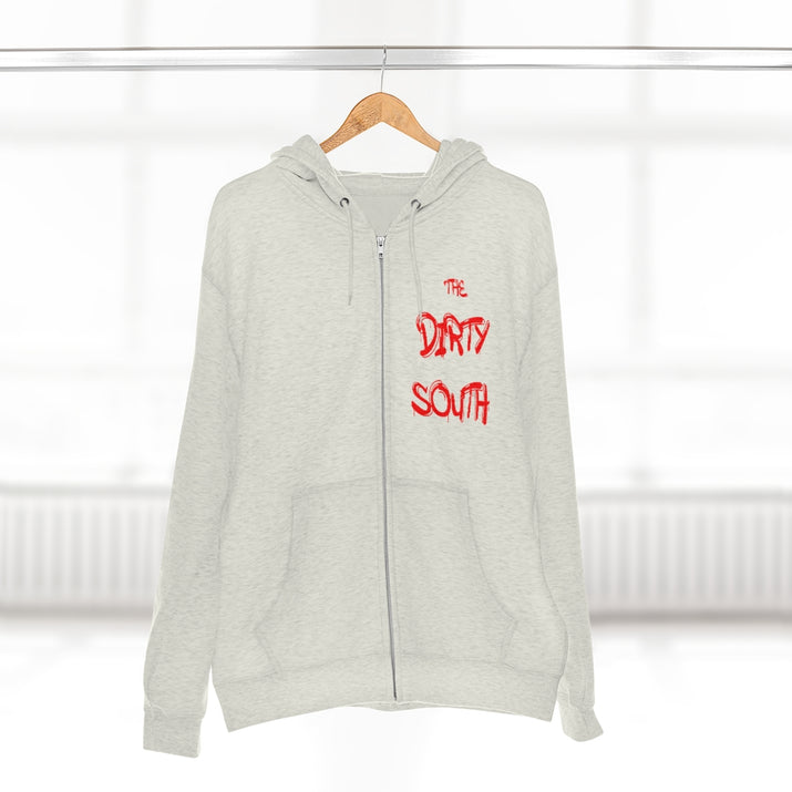 Dirty South Unisex Full Zip Hoodie, Custom Zip hoodie, Personalized Zip hoodie, Dirty South - CustomDripStore