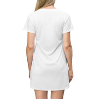 Custom Drip Script T-Shirt Dress - CustomDripStore