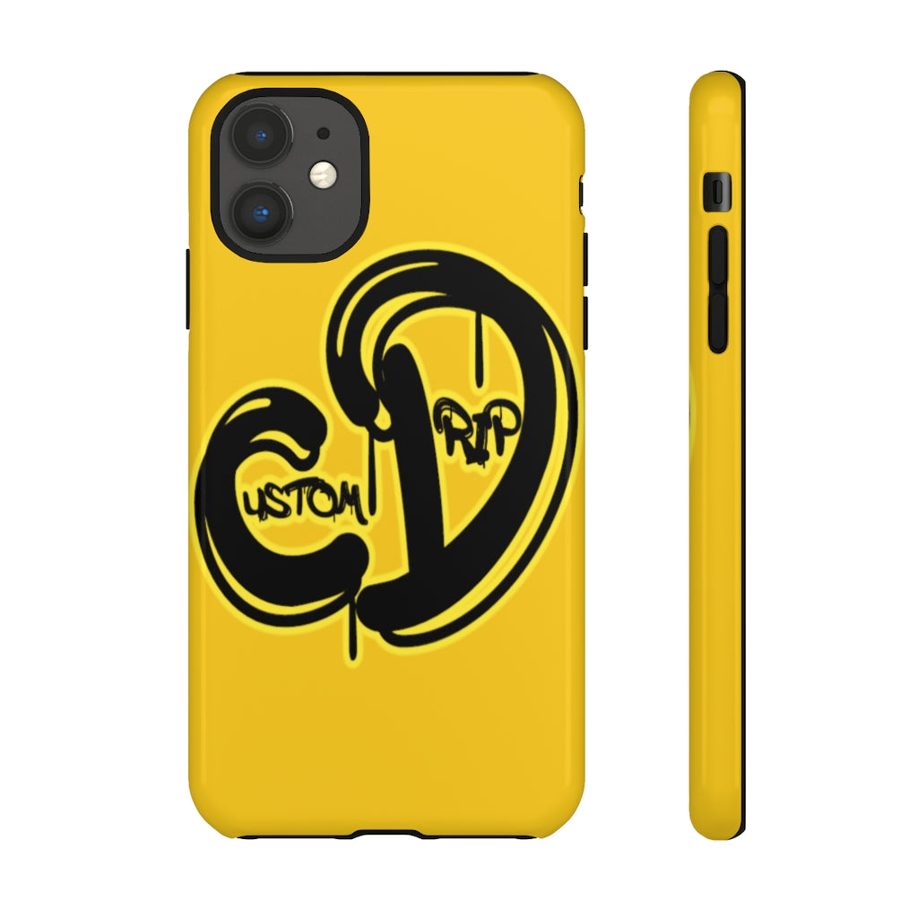 Black&Yellow custom Drip Tough Cases - CustomDripStore