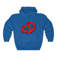 Red logo custom drip Unisex Heavy Blend™ Hooded Sweatshirt - CustomDripStore