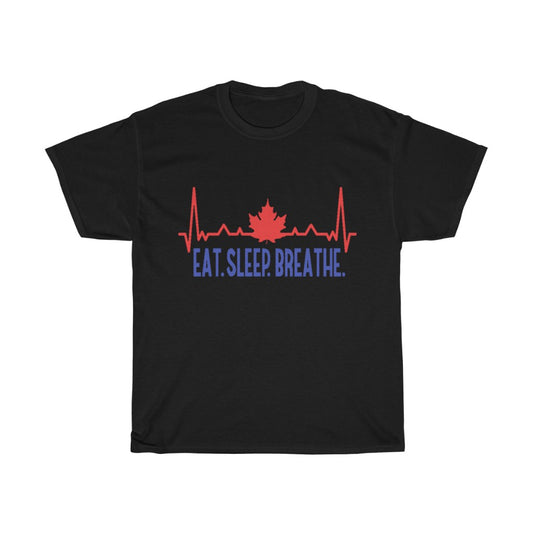 Eat Sleep Breathe Unisex Heavy Cotton Tee - CustomDripStore